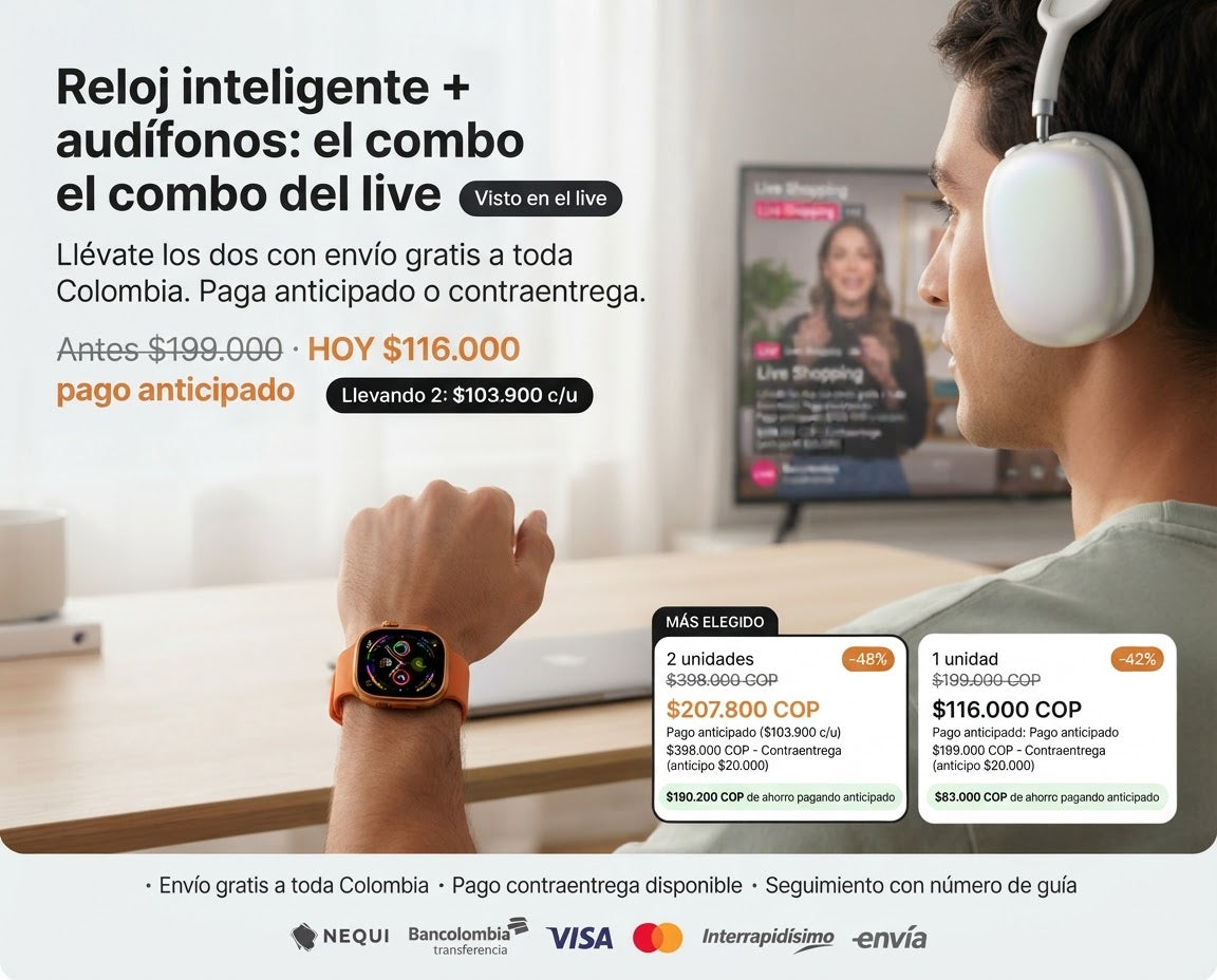 Reloj más Audifonos