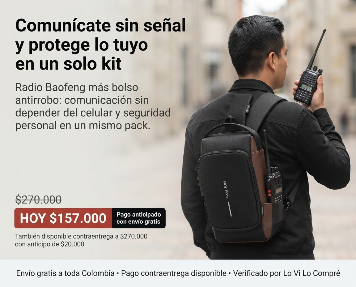 Radio Baofeng más Bolsoantirrobo