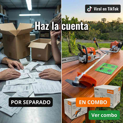 TUMBA MALEZA Y TRONCOS EN UN SOLO PEDIDO — COMBO STIHL™ MOTOSIERRA MS 660 Y GUADAÑA FS 450