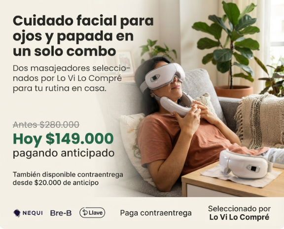 Combo Masajeador Facial Ojos Mas Papada