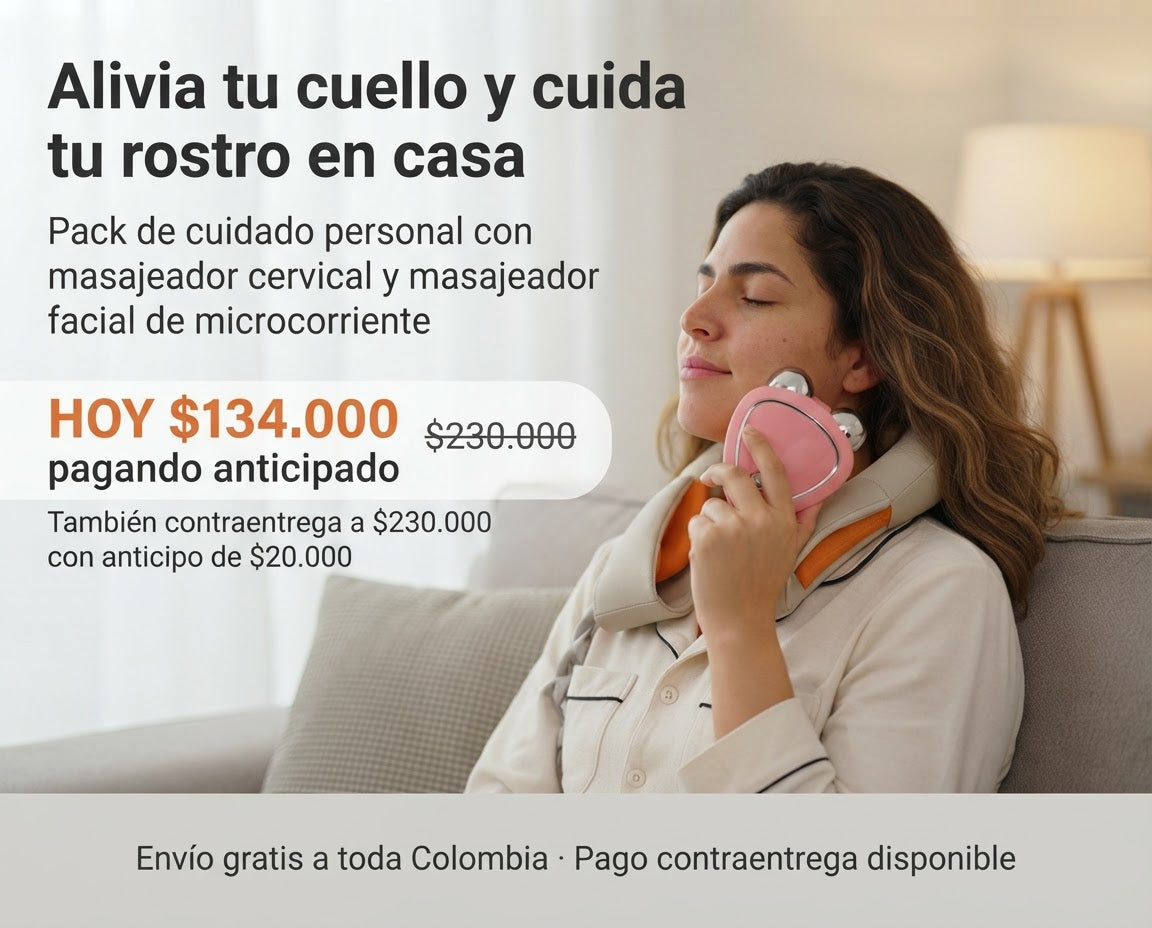 Masajeador Cervical más Masajeado Facial