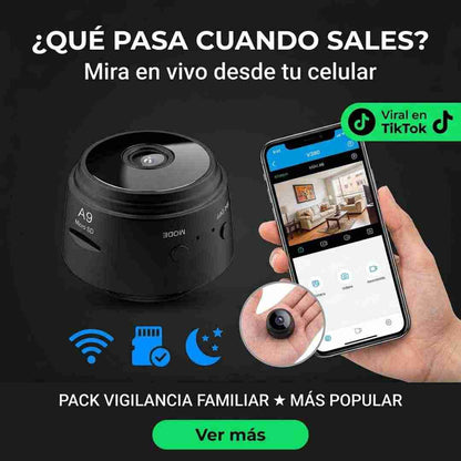 VE TU ESPACIO DESDE EL CELULAR — MINI CÁMARA A9™