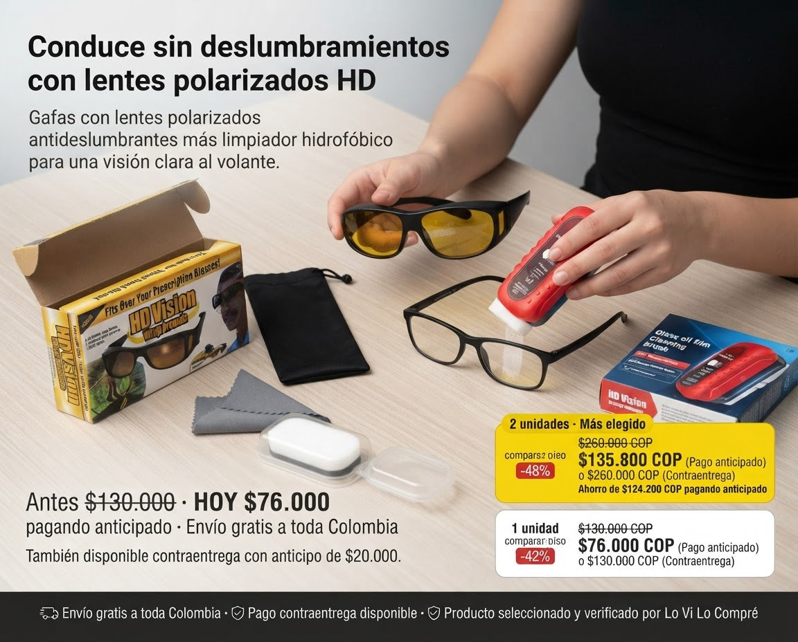 Gafas Conduccion más Liquido