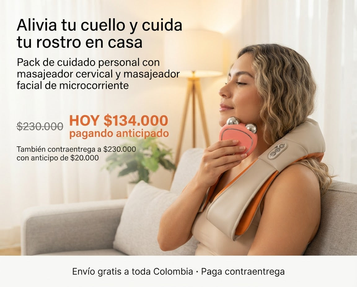 Masajeador Cervical más Masajeado Facial