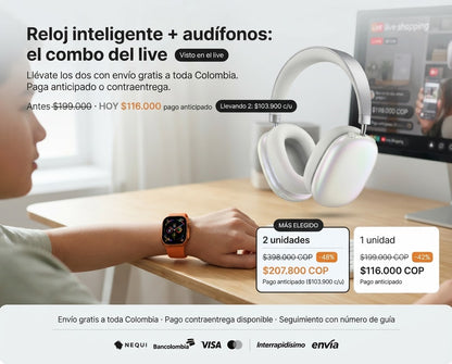 Reloj más Audifonos