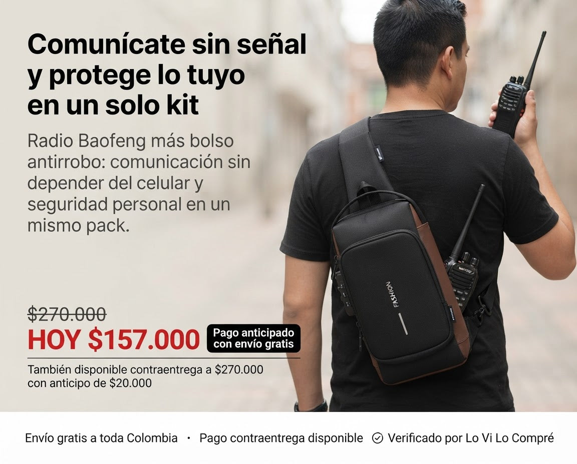 Radio Baofeng más Bolsoantirrobo