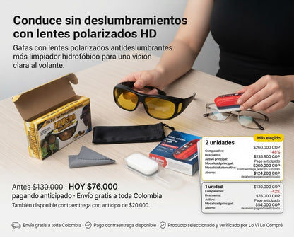 Gafas Conduccion más Liquido